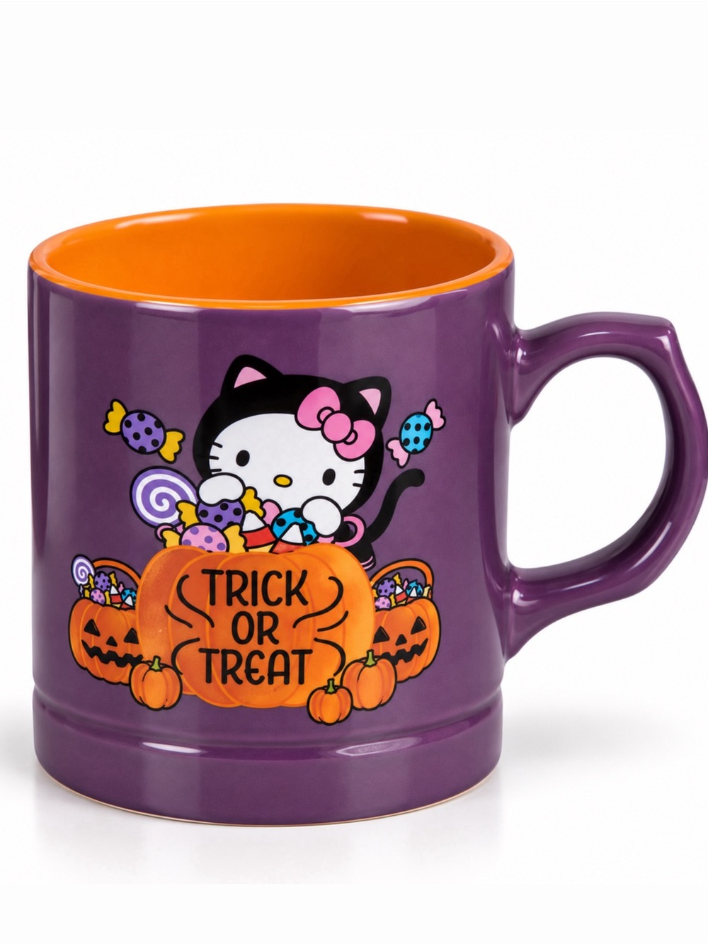Hello Kitty Halloween Mug – Purple 16 oz